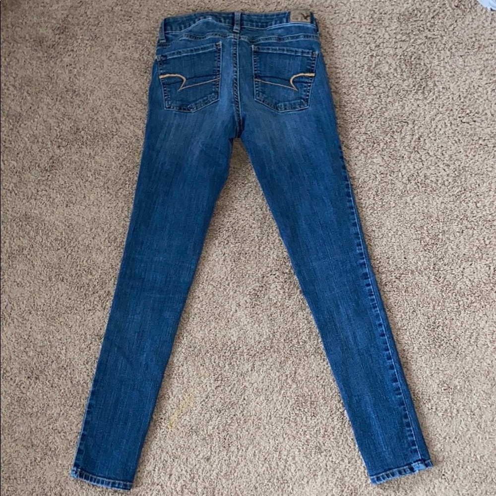 Dark wash American Eagle skinny jeans